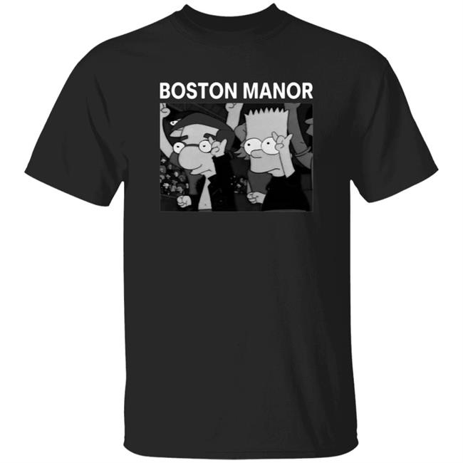 MyNhung - Boston Manor Simpsons Shirt Bostonmanorband Boston Manor Simpsons Shirt Boston Manor Bart And Milhouse Shirt