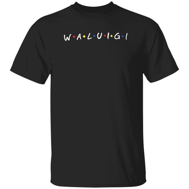 Vu - Waluigi Shirt Hard Drive x Ace Watkins Merch Waluigi X Friends Shirt