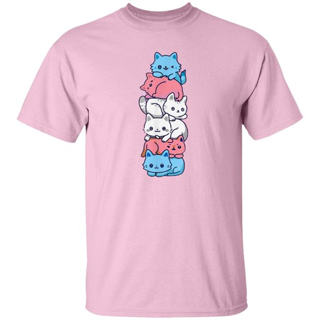 Transgender Pride Cat Lgbt Trans Flag Cute Cats Shirt Hoodie Sweatshirt