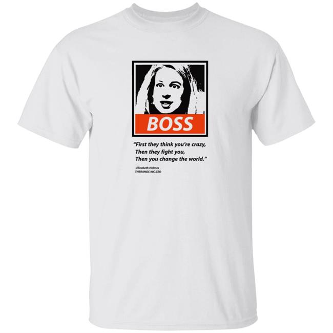 Elizabeth Holmes Merch Elizabeth Holmes Theranos T-Shirt