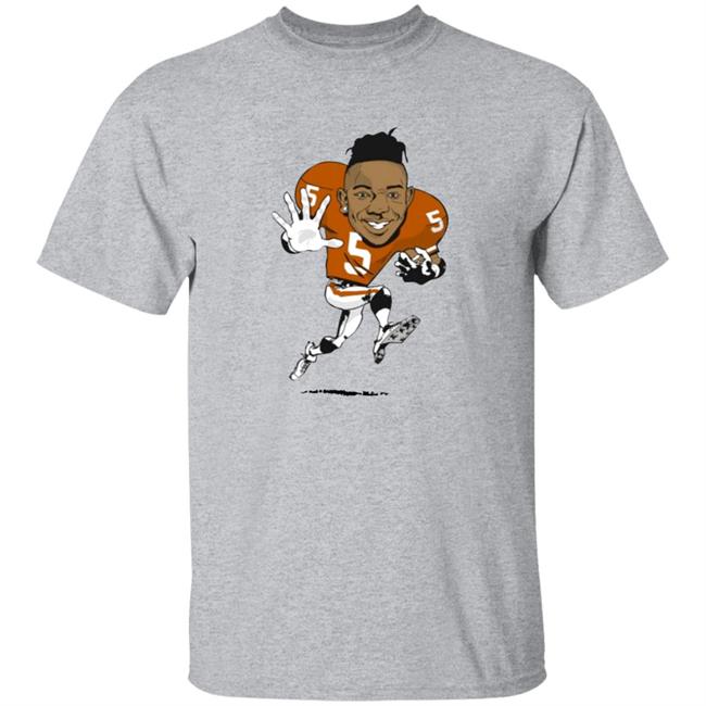 Bijan Robinson Caricature Shirt Centretx Merch Bijan Robinson Concert Shirt