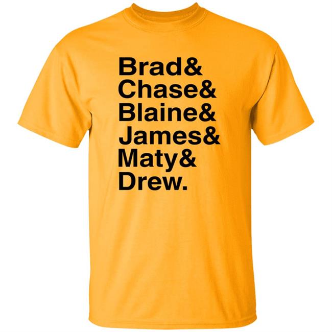 Brad Chase Blaine James Maty Drew Shirt 573Tees Merch Qb1 Shirt