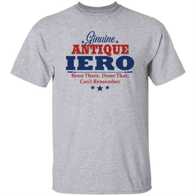 Genuine Antique Iero Shirt Genuine Antique Iero Been There Done That Can't Remember Shirt