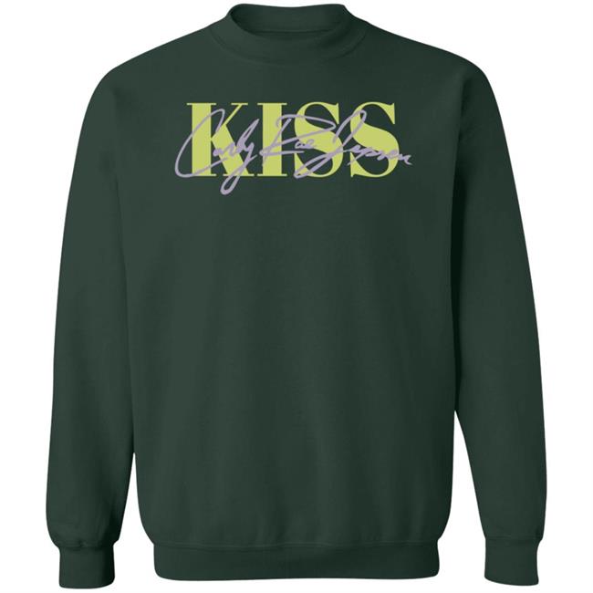 Carly Sleigh Jepsen Kiss Green Crewneck Carly Sleigh Jepsen Merch