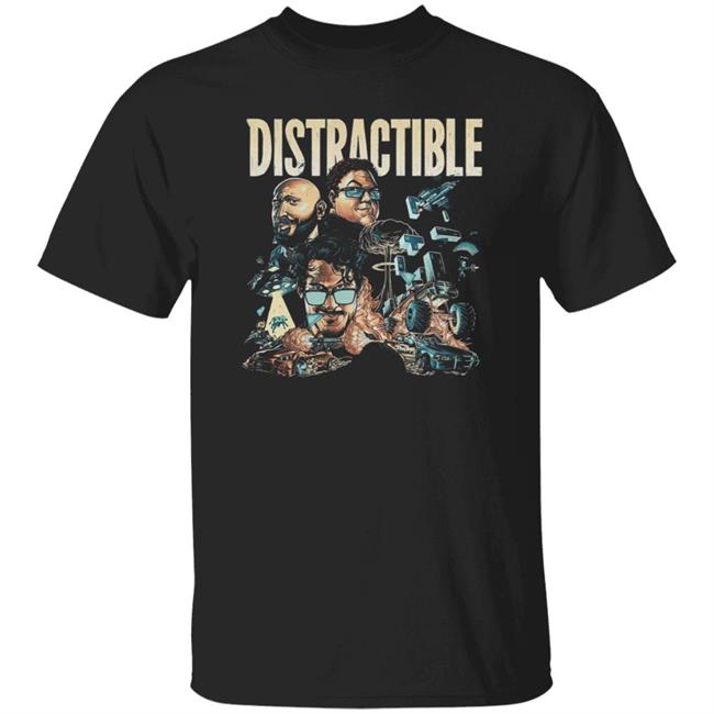 Distractible Podcast Merch Distractible Shirt