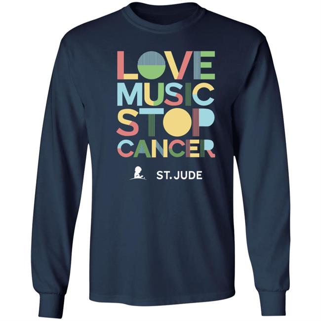 Love Music Stop Cancer Shirt Stjude.Org Store Love Music Stop Cancer Shirt Stjude.Org Store