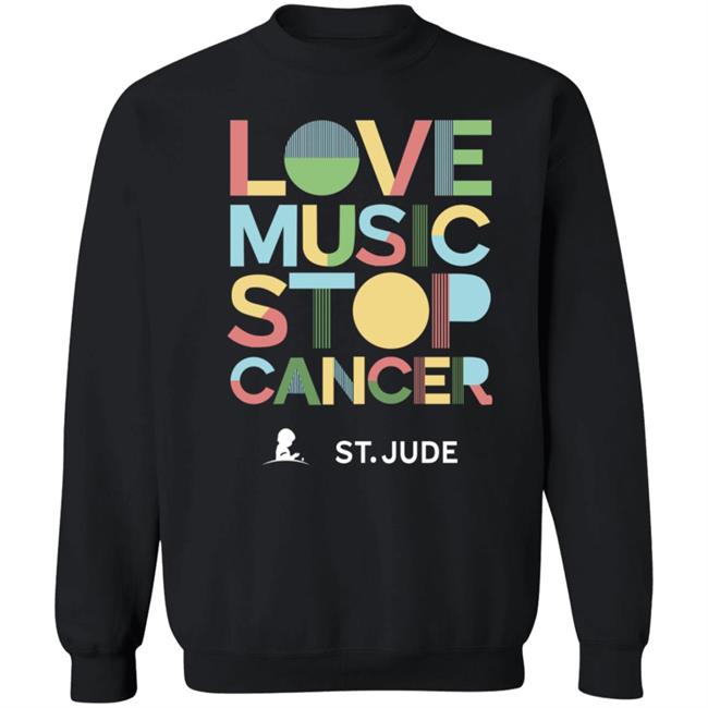Love Music Stop Cancer Shirt Stjude.Org Store Love Music Stop Cancer Shirt Stjude.Org Store
