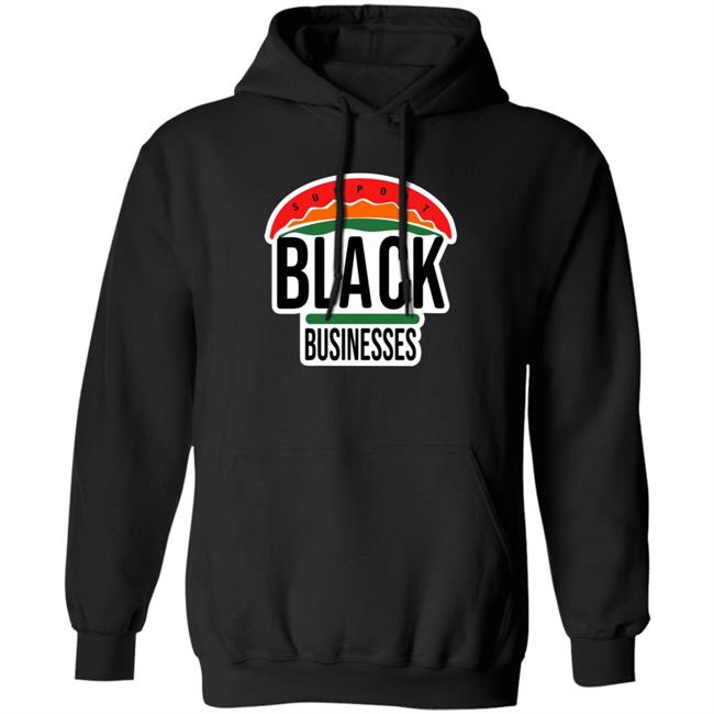 Support Black Businesses Hoodie Zay Creatives Store