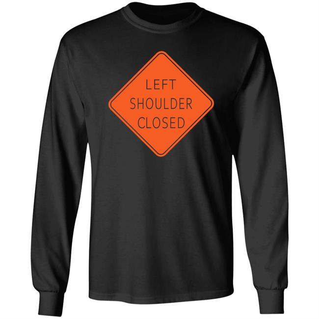 Left Shoulder Closed long Sleeve T Shirt Hoodie Sweatshirt