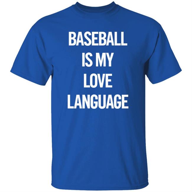 Baseball Is My Love Language Shirt Aim Doll