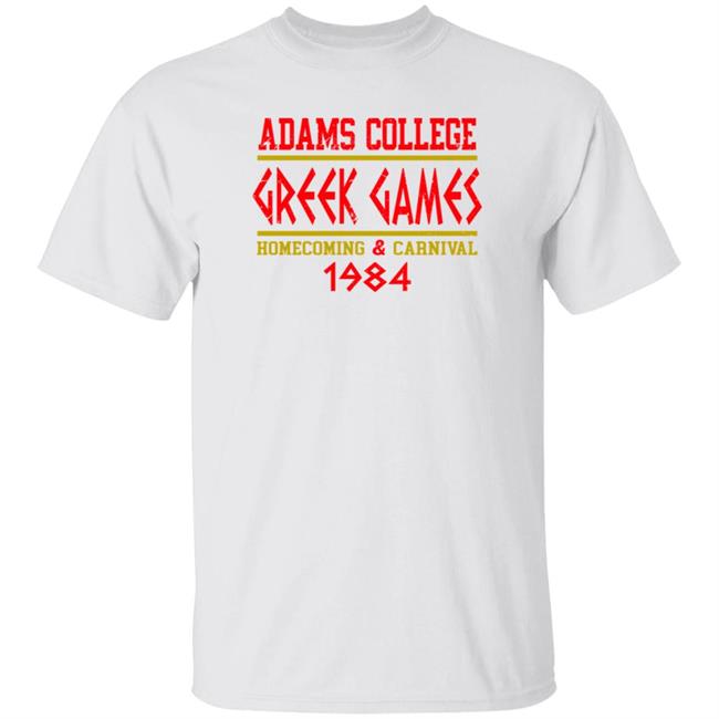 Adams College Greek Games Homecoming And Carnival 1984 Shirt Super70ssports Store