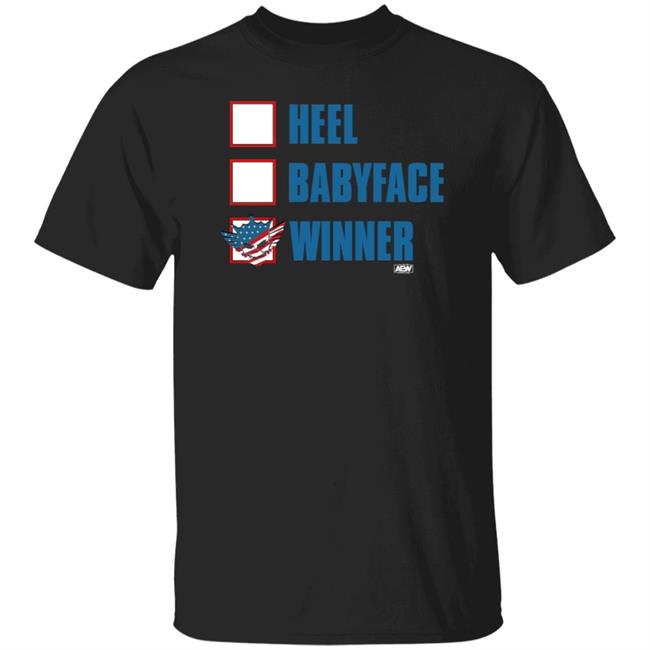 Cody Rhodes Winner Heel Babyface Winner Shirt Shop AEW
