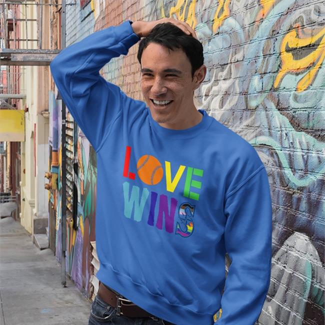 Seattle Mariners Love Wins Pride Shirt Julio Rodriguez Mariners Love Wins Pride Shirt