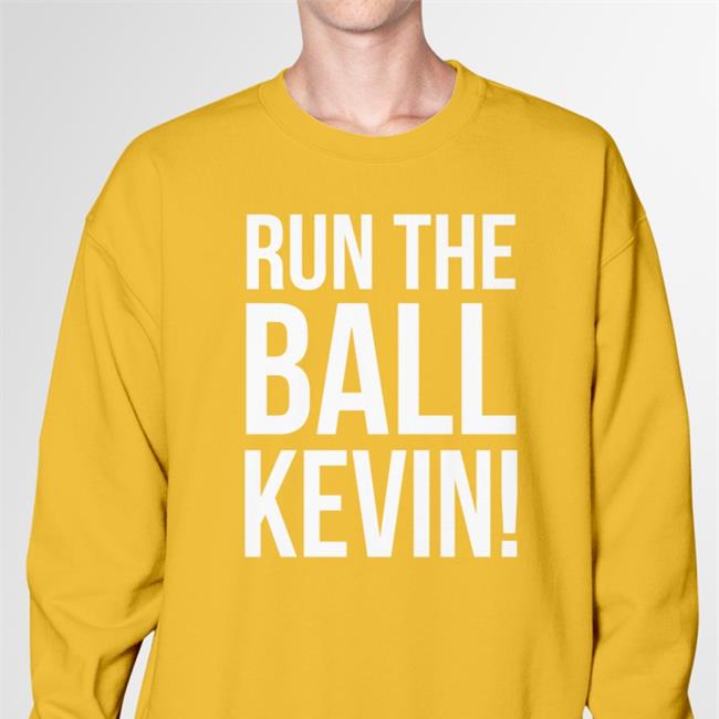 Browns Run The Ball Kevin Hoodied Sweatshirt Orange