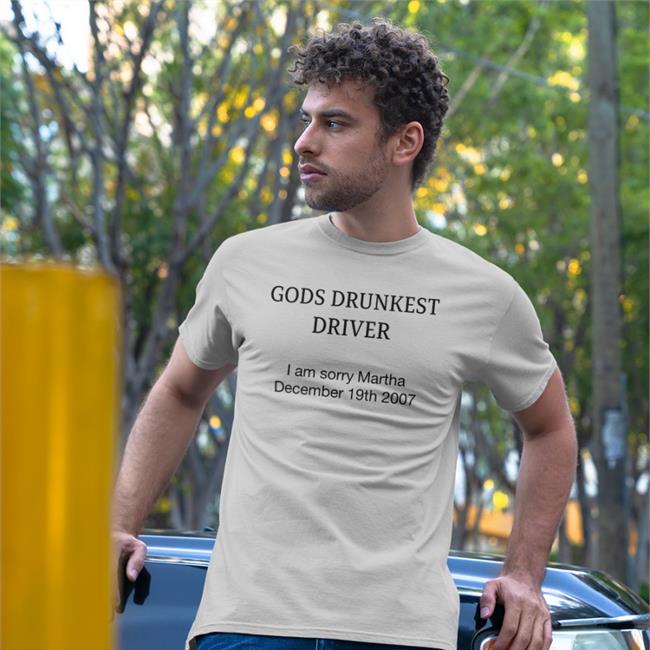 Schizo Store God's Drunkest Driver T Shirts