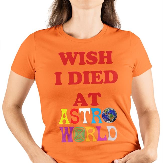 Drill Gates Wish I Died At Astro World Shirts Black