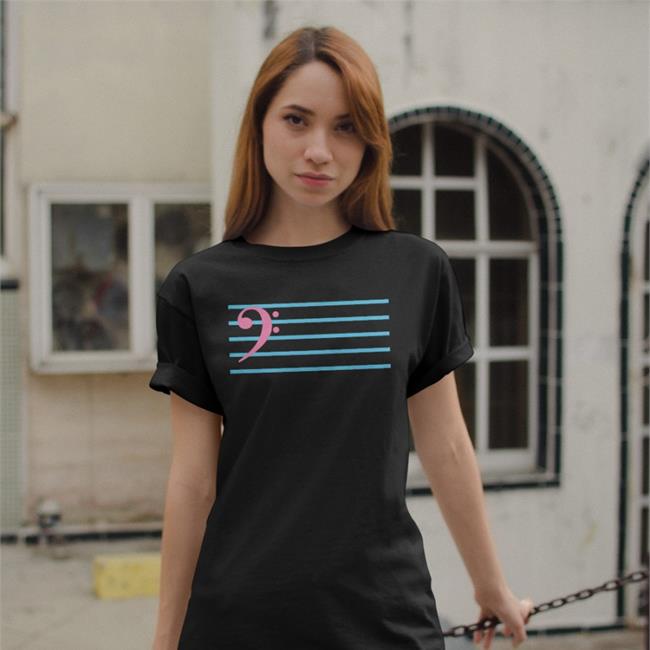 Threatnotation Trans Bass Clef Shirt Trans Bass Clef Hoodie