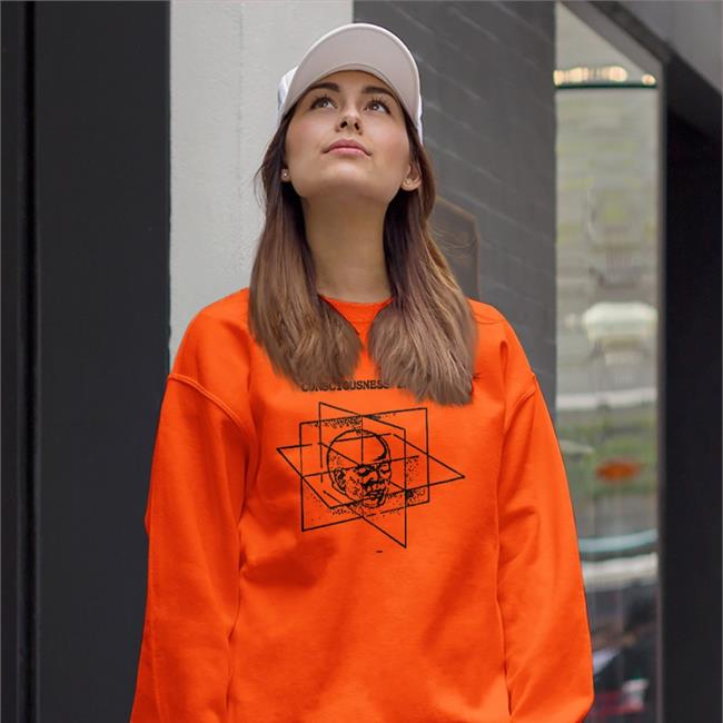 Consciousness Energy Grid Shirt White