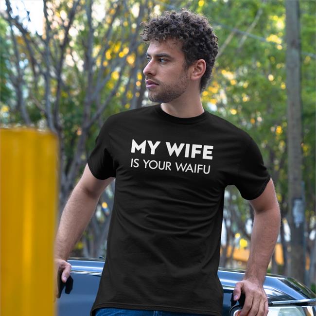Jacob Fleming Wearing My Wife Is Your Waifu Sweatshirt