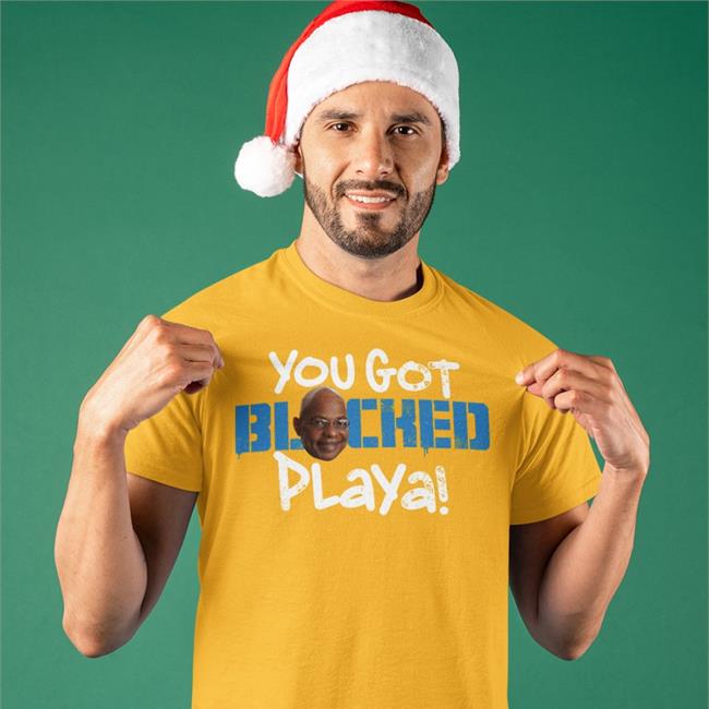 Teddy Long You Got Blocked Playa Shirt Prowrestlingtees Merch