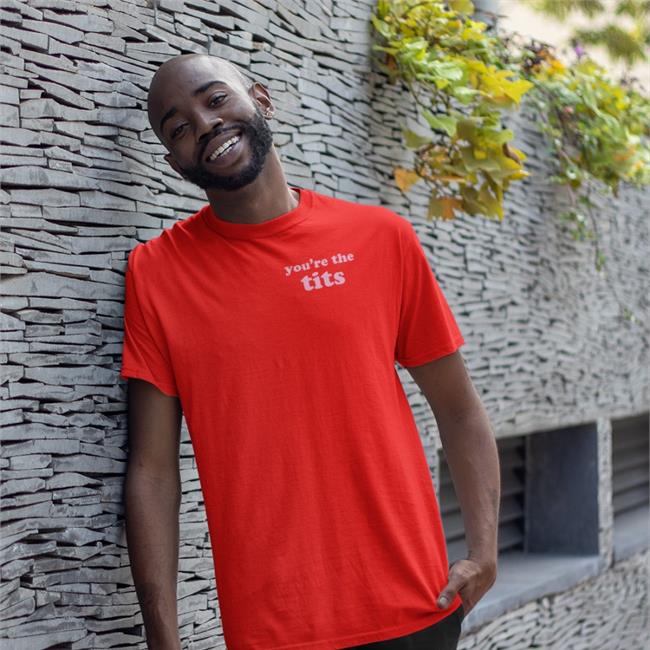 Barstool Sports Store You're The Tits Hoodied Sweatshirt Barstool Sports Store You're The Tits Long Sleeve Tee Shirt White