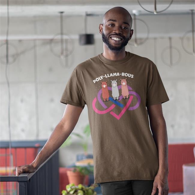 Poly Llama Rous T Shirts Poly Llama Rous Polyamorous Shirt Polyamory