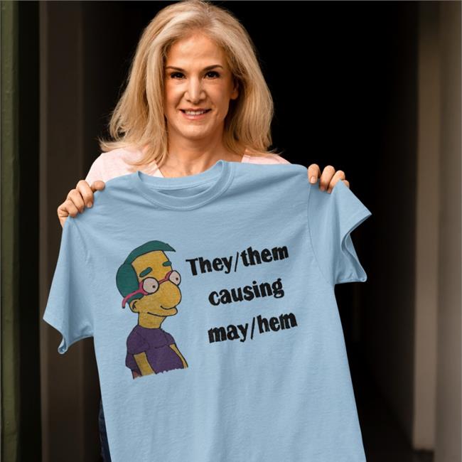 George_Llevi They Them Causing May Hem Tee Shirt Good Small Horce