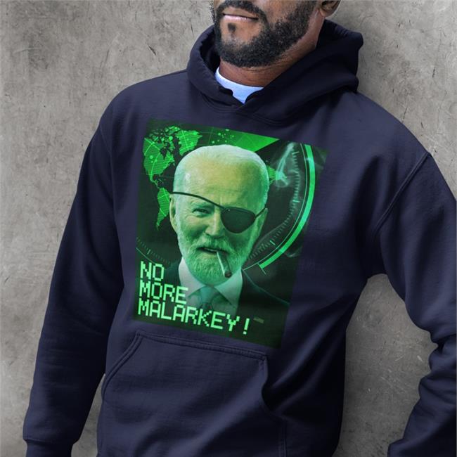 Meidastouch Merch No More Malarkey Dark Brandon Hoodie Black