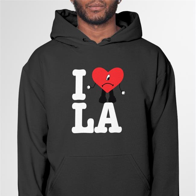 Bad Bunny I Love Los Angles Tee Shirts