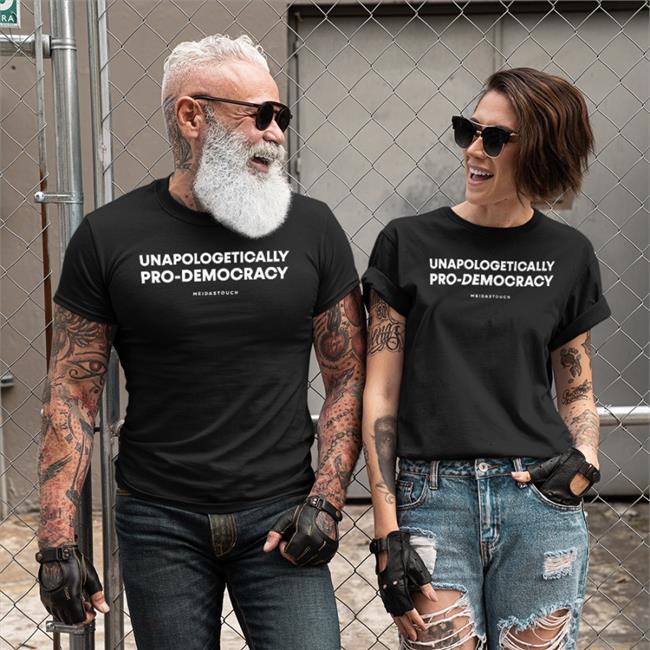 Unapologetically Pro-Democracy Long Sleeve T Shirt