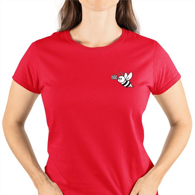 Punz Boo Bee Embroidered Glow-In-The-Dark Pullover Shirt