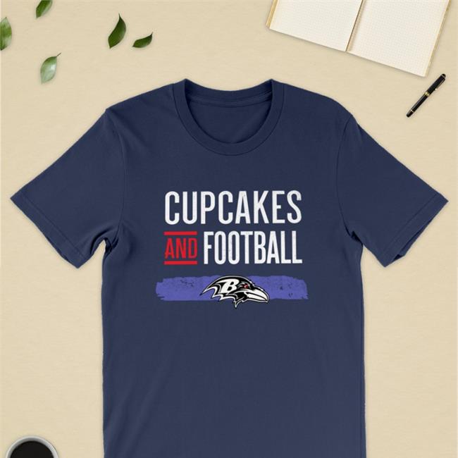 Cupcakes And Football Ravens Tee Duff Goldman