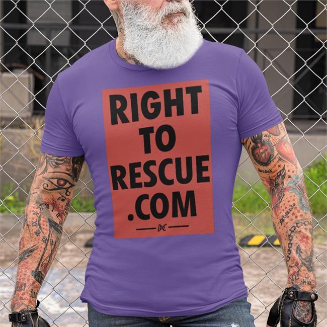 Right To Rescue .Com Tee Shirt