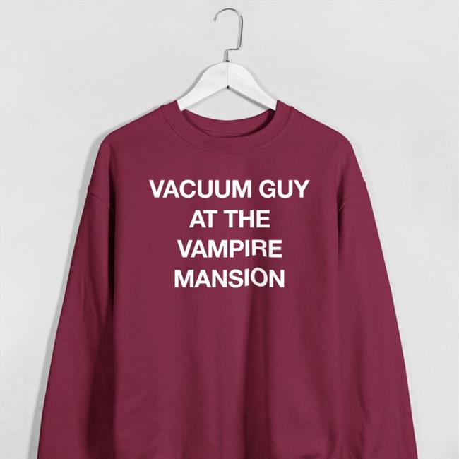 Bigwormer Vacuum Guy At The Vampire Mansion Tee Shirts