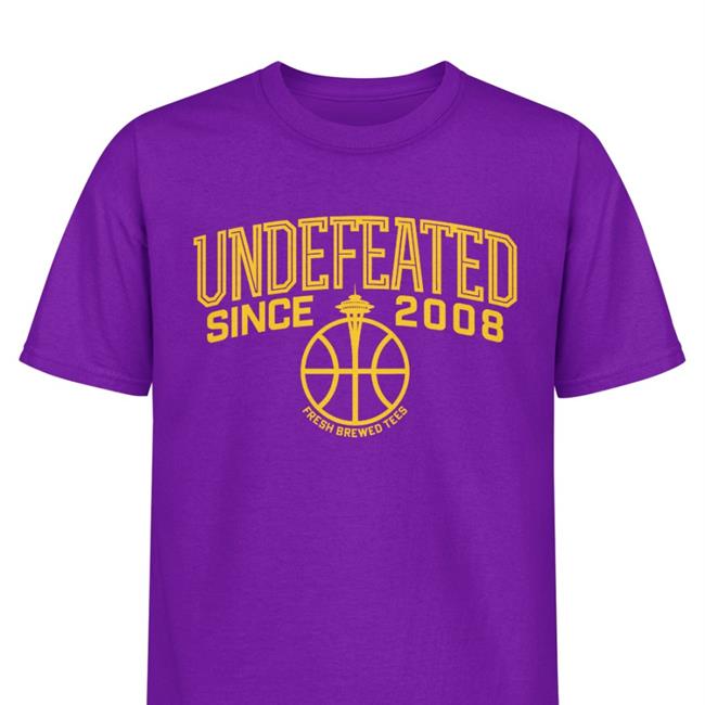 Undefeated Since 2008 Shirt