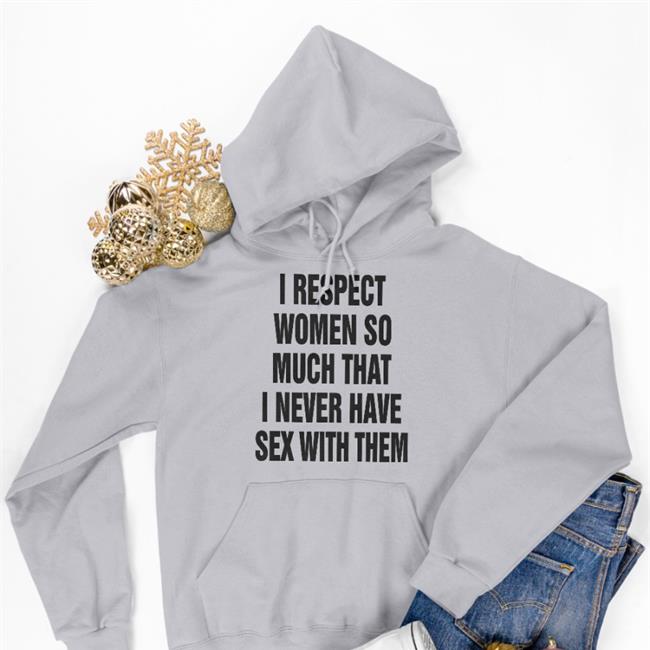 I Respect Women So Much That I Never Have Sex With Them Cap White The Good Shirts Store