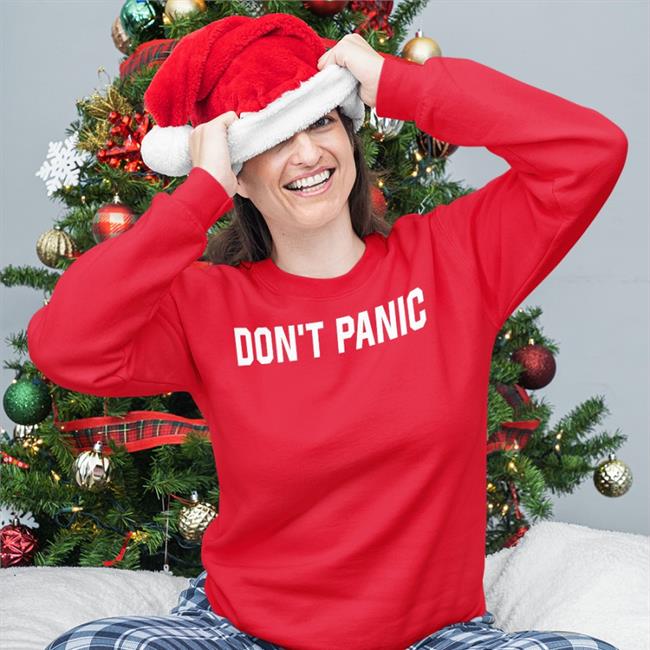 Barstool Sports Store Dave Portnoy's Wearing Don't Panic Hoodie
