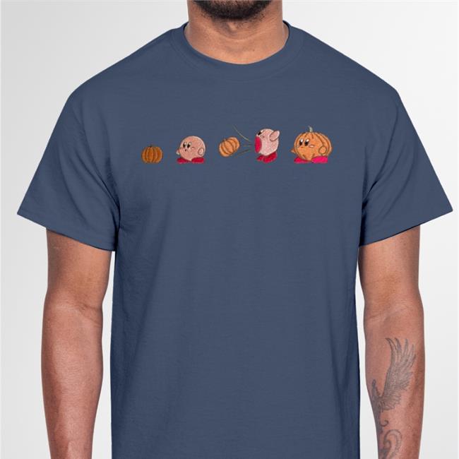 Pumpkin Kirby Row Hoodies
