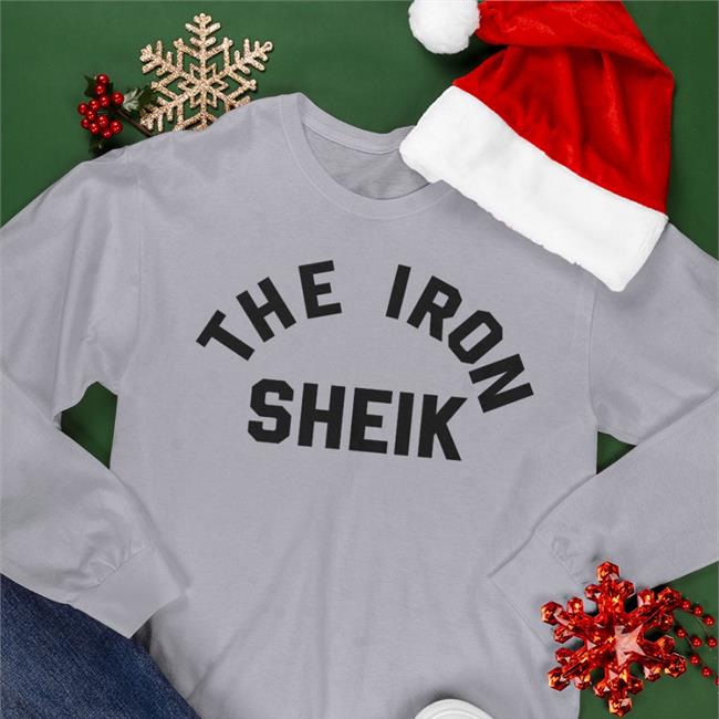 The Iron Sheik Long Sleeve T Shirt The_Ironsheik The Iron Sheik Shirt Devon Sawa The_Ironsheik