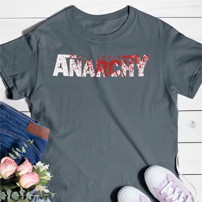 St Louis Anarchy T Shirt Black Stiffroboginger
