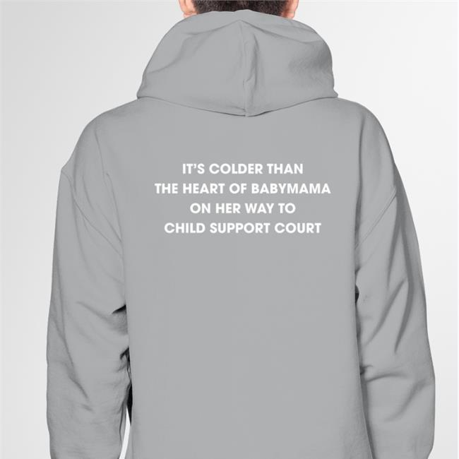 It's Colder Than The Heart Of A Babymama On Her Way To Child Support Court Tee