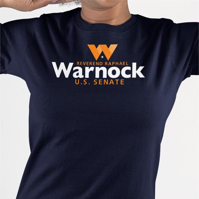 Warnockforgeorgia Merch Warnock For Georgia Logo T Shirts