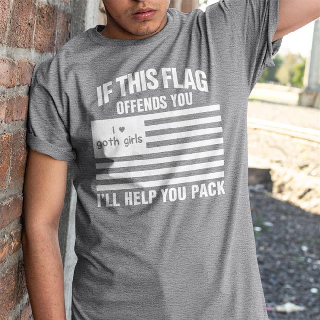 If This Flag Offends You I’Ll Hell You Pack I Heart Goth Girls Hoodie Black