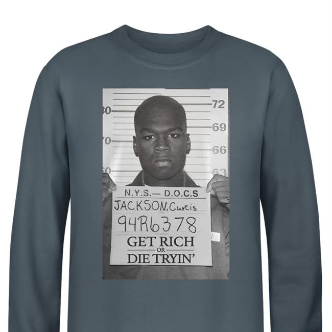 Jackson Curtis Mug Shot Get Rich Or Die Tryin Shirt