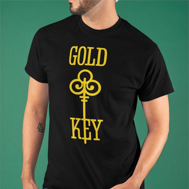 Black Gold Key T Shirt Aaron Meyers