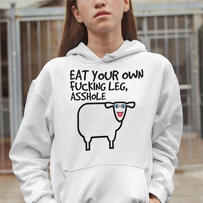Madeofhummus Eat Your Own Fucking Leg Asshole Tee Shirt White