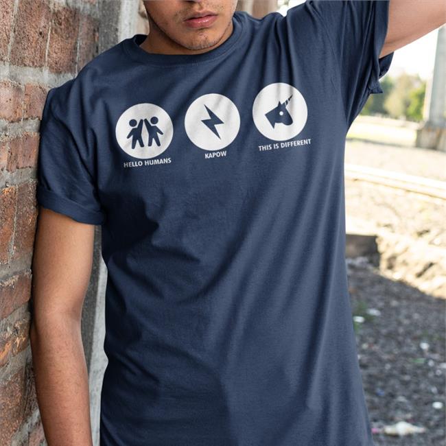 Hello Humans Kapow This Is Different Shirts