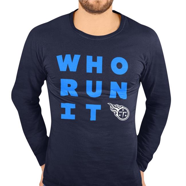 Tennessee Titans Who Run It Tee Shirt Dj Paul Three6mafia