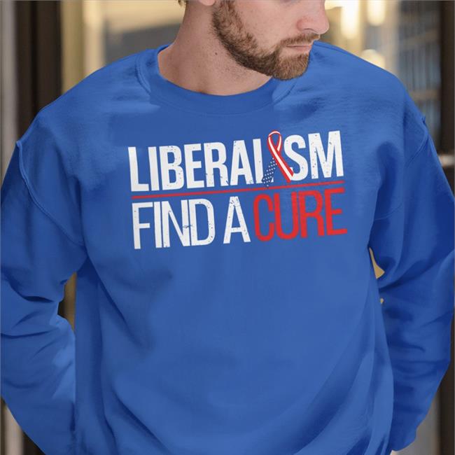 Biden Wearing Liberalism Find A Cure Hooded Sweatshirt Cassady Campbell