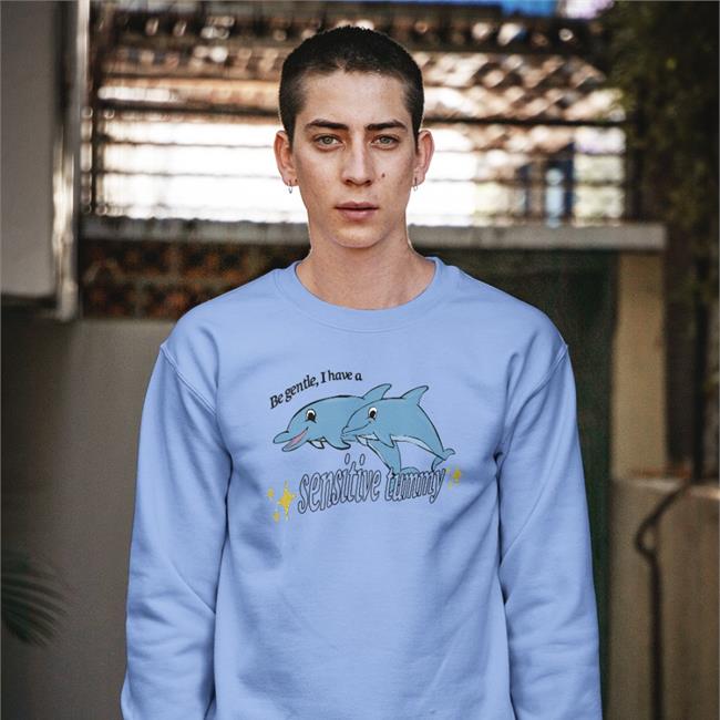 Be Gentle I Have A Sensitive Tummy Shirt Dolphin Shirts That Go Hard Shirts That Go Hard Be Gentle I Have A Sensitive Tummy T Shirt